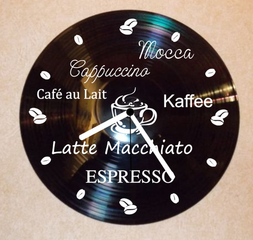 Mocca und wanduhr - mocca, co