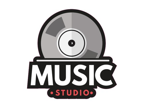 Aufkleber music studio - aufkleber,