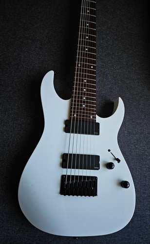 Ibanez rg8 white saiter - ibanez, /