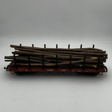 LGB G DC 4169 Rungenwagen 4-achsig braun