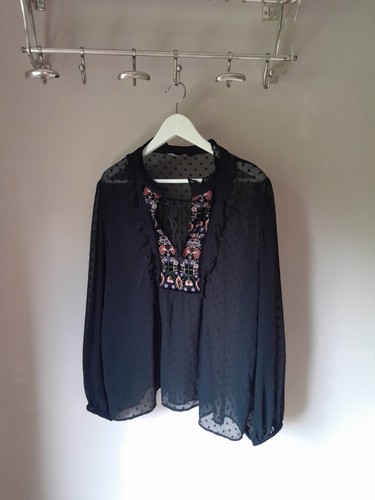 Zara bluse schwarz größe - bluse,