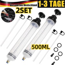 2Stk 500ML Öl Spritze Motor