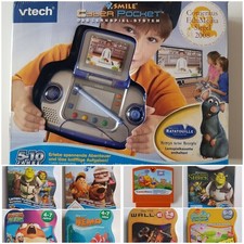 OVP V.Smile Cyber Pocket + 9 Lernspiele Ratatouille Wall.E Shrek