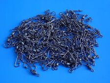 50 Stück Powerwirbel mit Snap, Wirbel, Hohe Tragkraft, Gr. 8, Gr. 12, Gr. 14