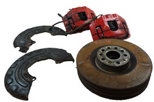 VW Golf V 5 R32 Audi S3 8P Bremse Bremsanlage Bremssattel vorne 345mm 30mm Rot