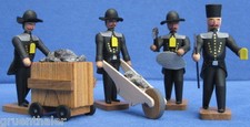 4x Bergmann Förderleute mit