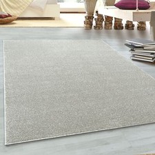 Kurzflor Teppich Einfarbig