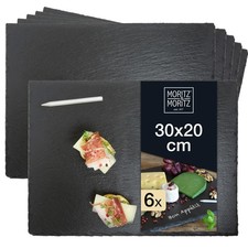6x Schieferplatten Set