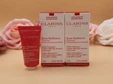 Clarins Paris 🌺 Rose Radiance Super Restorative Rosy Glow Cream 2x 5ml Neu