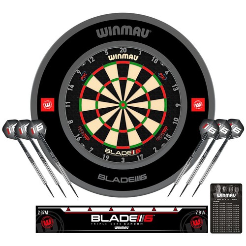 Winmau dartboard set - dartboard, 6