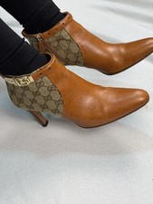 Gucci Damen Stiefeletten Braun