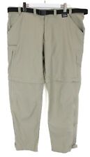 Schoffel Cross Hose Herren UK 42 Wandern mit Gürtel Reißverschluss Beine Shorts