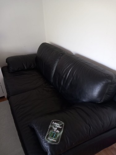 Leder sofa sitzer - sofa, 2