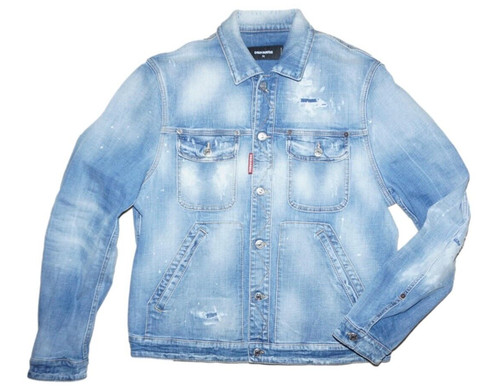 Dsquared2 boxy jeansjacke - boxy,