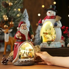Weihnachtsmann schneemann - weihnachtsmann,