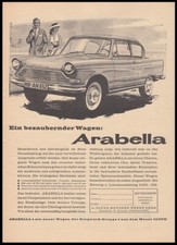 Lloyd Arabella - Reklame Werbeanzeige Original-Werbung 1959 (4)