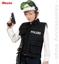 Polizei-Einsatzweste, schwarz