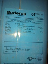 Buderus Ölheizung g115be