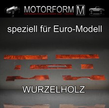 Mercedes SL W107 R107 500SL 280SL 300SL Wurzelholz Armaturenbrett WOOD KIT Holz