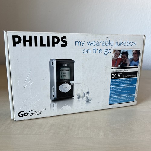 Philips gogear 2gb hdd walkman - philips,