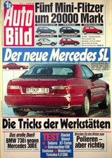 1) Auto Bild 13/1987 - VW Polo G40 mit 115PS besse - Fiat Uno Turbo i.e. mit 100