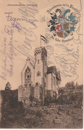 Studentika 1924 alamannia - studentika,