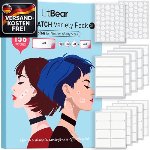 Große akne patches für - große,