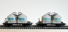 2 Märklin 4661 H0 Güterwagen Silowagen Behälterwagen Kds54 Quarzwerke DB