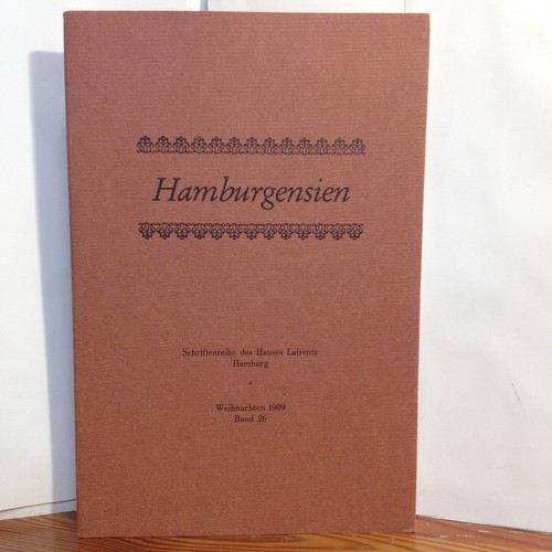 Hamburgensien schriftenreihe - hamburgensien,