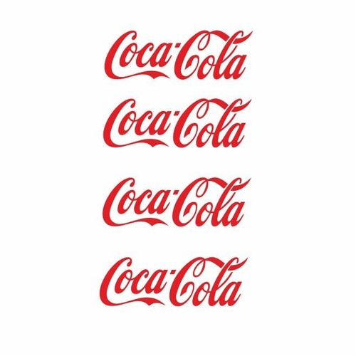 Aufkleber coca cola - cola, je