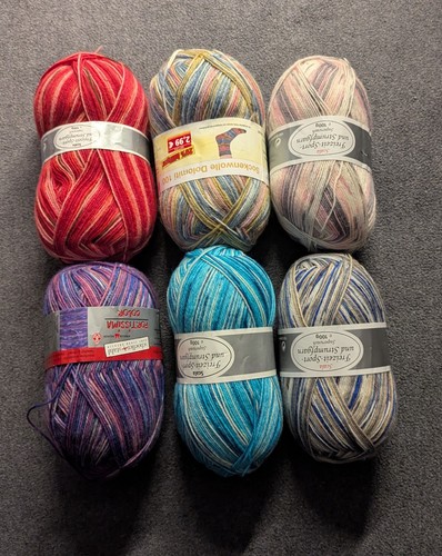 Sockenwolle 100 gr - 6, x