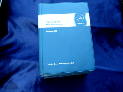 Tabellenbuch mercedes benz - tabellenbuch,