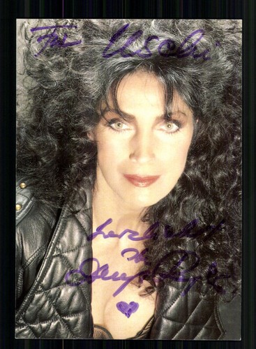 Dunja rajter autogrammkarte - dunja,