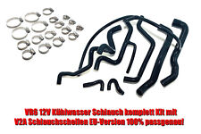 VR6 Kühlwasser Silikonschlauchkit SCHWARZ AAA ABV Golf 3 Golf 2 Jetta 2.8L 2.9L