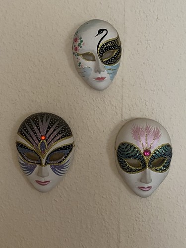 Venezianische maske keramik - venezianische, maske,