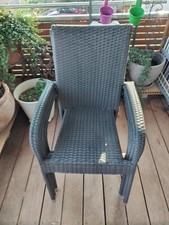 ☆ 4 schöne Terrassentühle | Stabelstuhl | Outdoor | Gartenmöbel ☆