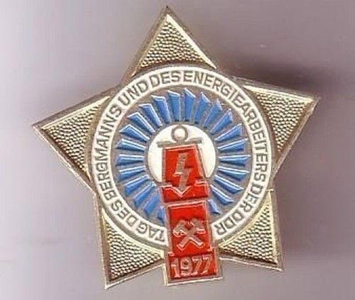Ddr abzeichen tag bergmanns - d.,