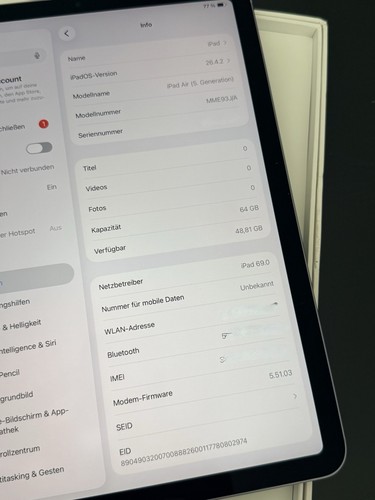 Apple ipad air gen 64 - apple, 5.