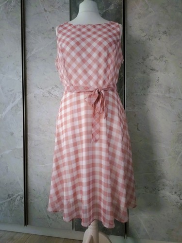 Heine rosa chiffonkleid 46 - heine,