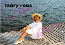 Original Autogramm Mary Roos /// Autogramm Autograph signiert signed sign 266296