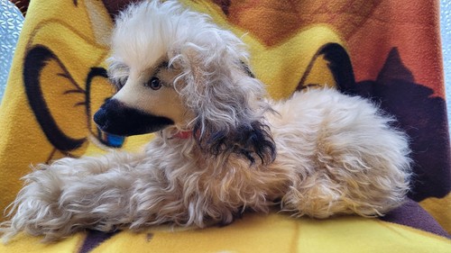 Steiff hund afghane corso - hund,