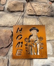 Rostdeko Metallschild Hund