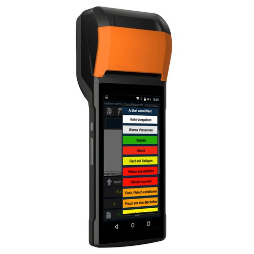 Mobile kasse mit bondrucker - 6",