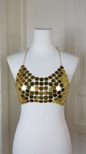 Pailletten crop top - pailletten,