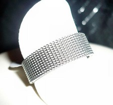 beweglicher Edelstahl Ring silber Gr. 17 18 19 20 21 Schmuck NEU + TOP