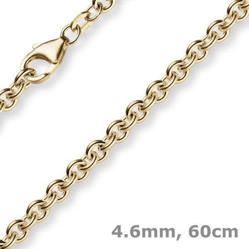 6mm kette collier - 4,6mm,