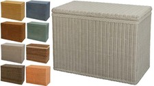 Rattan wäschesortierer mit - rattan,