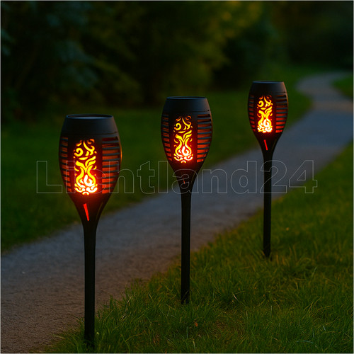 Led solar gartenfackel - solar,