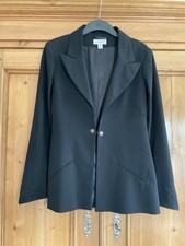 Schwarzer Damenblazer, Gr. 40