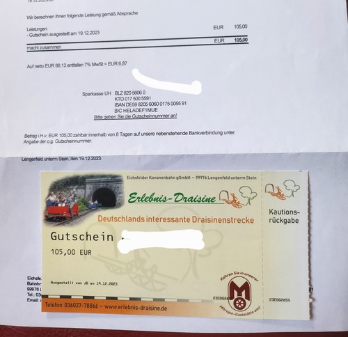 Erlebnis draisine gutschein - draisine,
